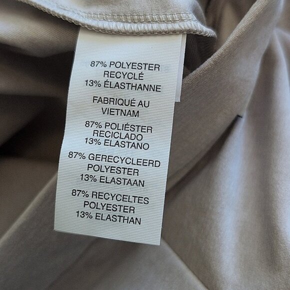 Vuori Womens Large Elevation Trouser Pants Beige Wide Leg Athleisure Activewear - Picture 7 of 8